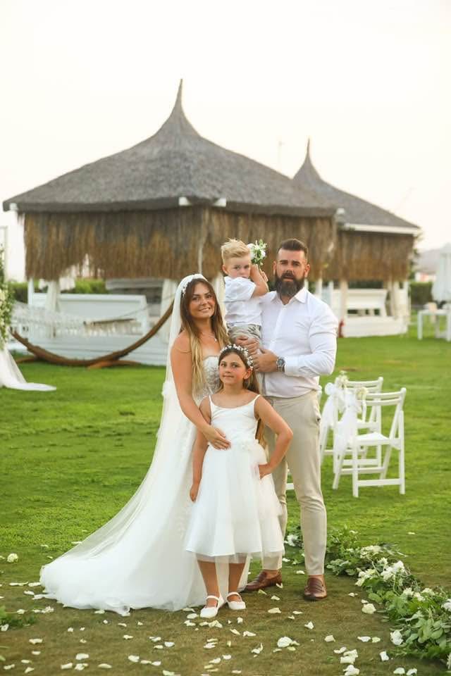 Wedding photograph of Nidge